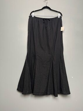 Free People Black Maxi Skirt